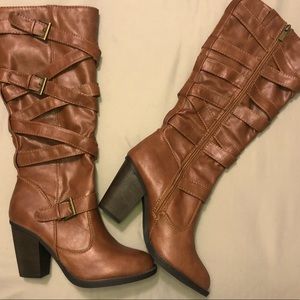NWOT Women’s Brown Knee-high Boots Size 9